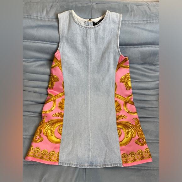 Versace brand new denim dress a line - Picture 2 of 4